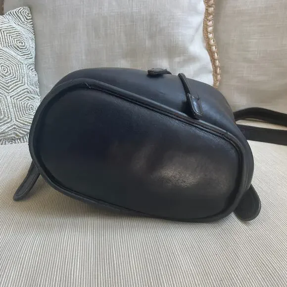 Vintage Coach 9952 Lulu’s Legacy Bucket Bag | Black Leather Drawstring - Picture 6 of 7